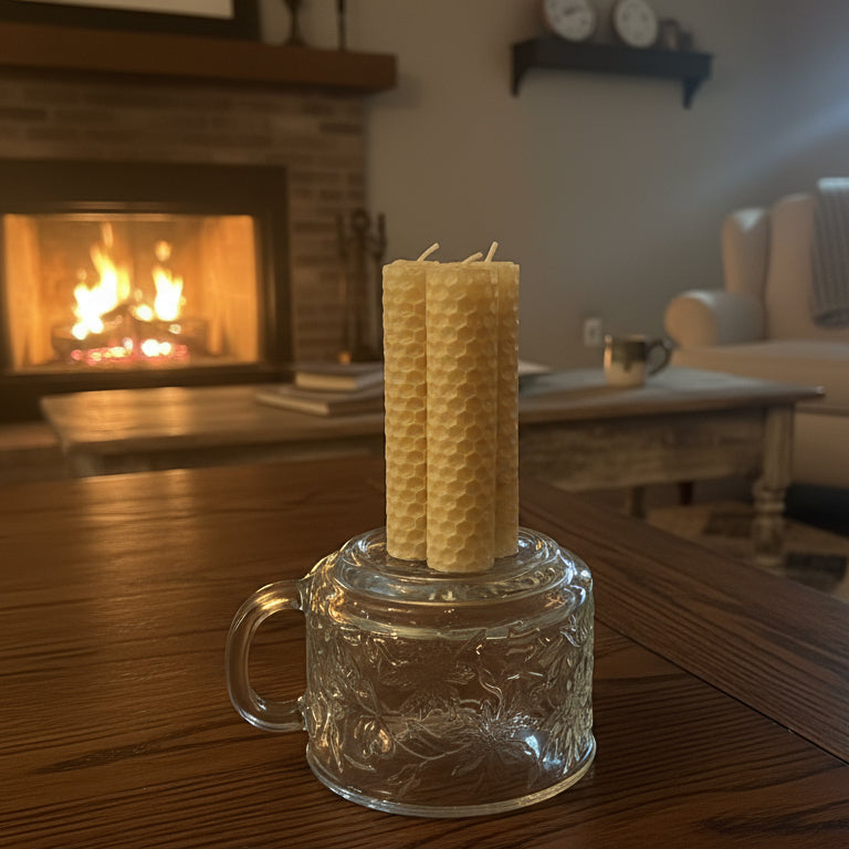 Rolled Candle 4" (3 Pack)