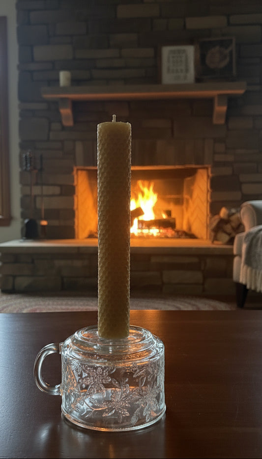 Rolled Candle 8"